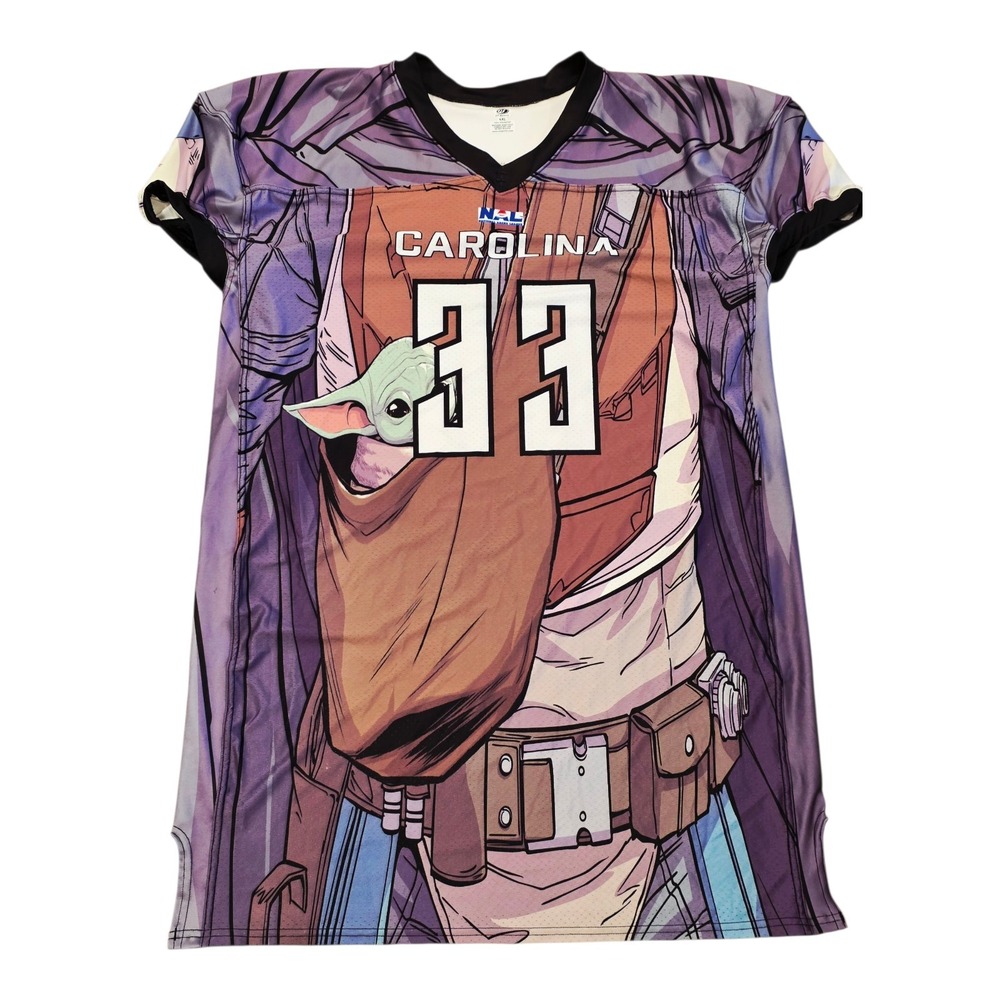 Carolina Cobras #33 NAL National Arena League Football Star Wars Jersey Sz 4XL
